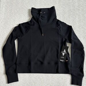 Skechers Black Mock Neck Long Sleeve Top NWT